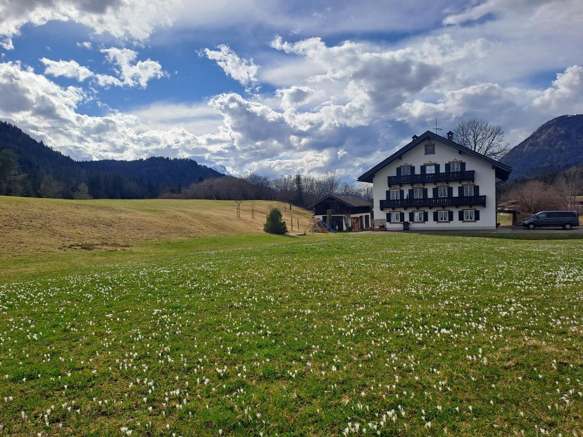 Bauernhaus Jocher Krün Esterno foto