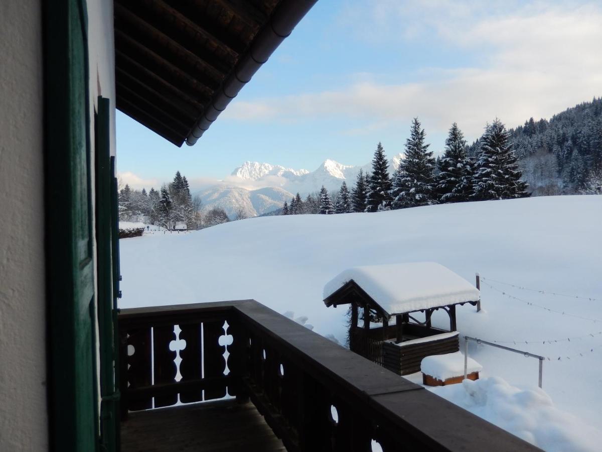 Bauernhaus Jocher Krün Esterno foto